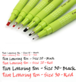 PILOT Lettering pen 10 red-7711