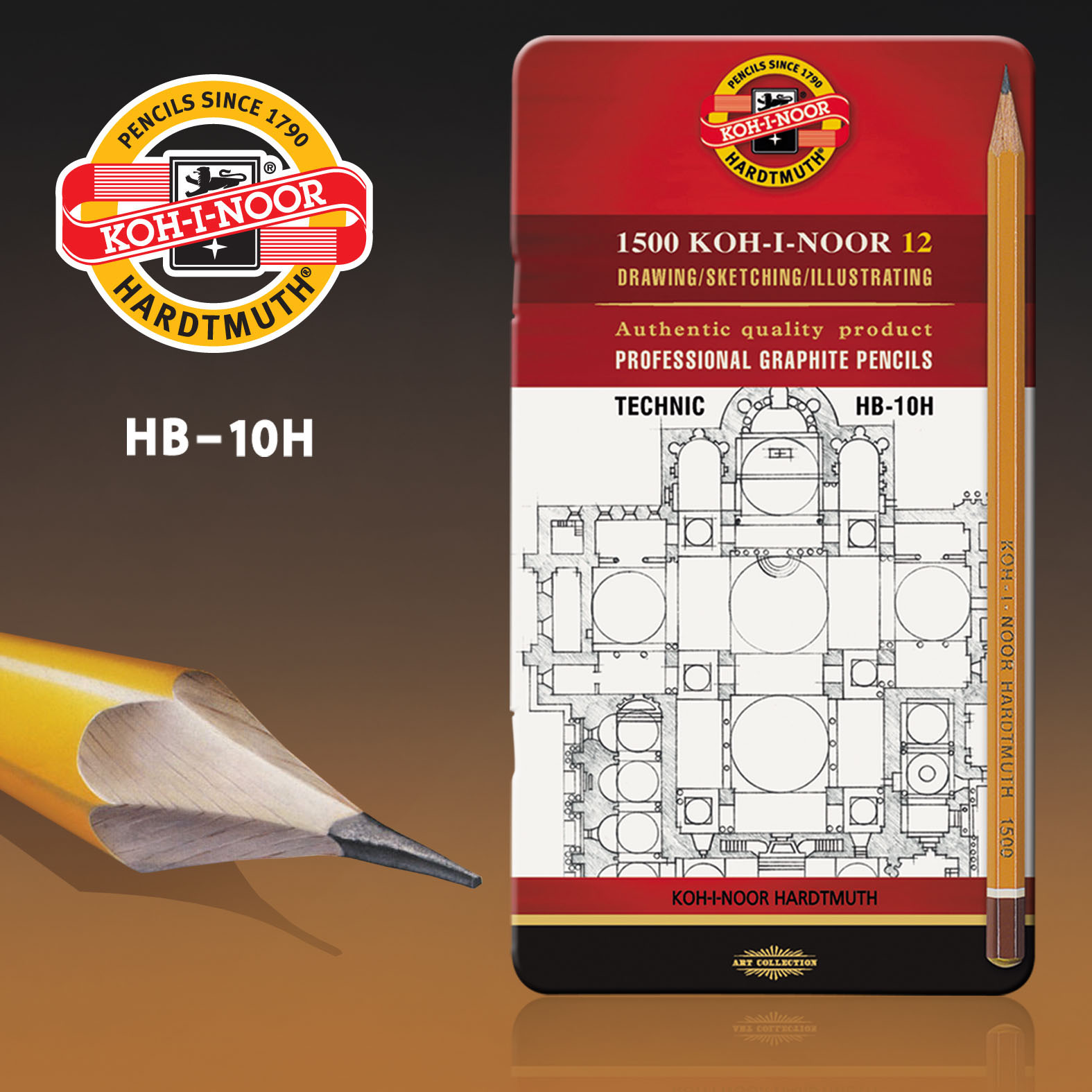 KOH-i-NOOR Professional Pencils Technic 1502/I-0 KOH-i-NOOR Professional Pencils Technic 1502/I-0