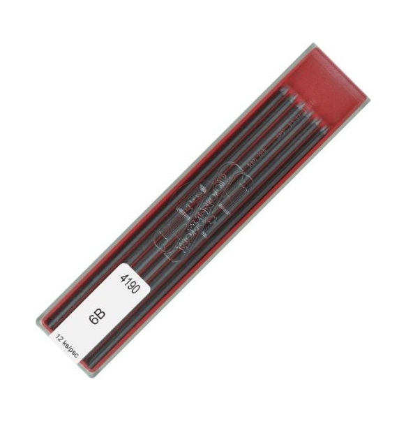 Mine Grafite Koh-I-Noor 6B - Diametro 5,6mm Per Matite Meccaniche, Confezione Da 6 - Foto 11