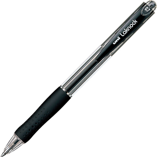 Uni-ball Laknock Ball Point Pen Fine SN-101 0.7 Black-0