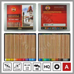 KOH-i-NOOR Gioconda soft pastel pencils 48 8829-9030