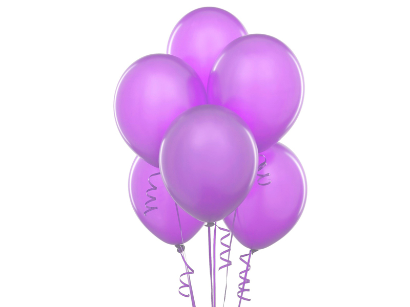 PARTY baloni Pearl Color 710623 purple-0
