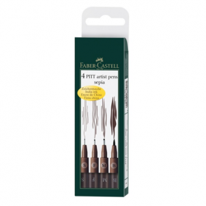 Faber Castell PITT artist pens 167101 sepia-0