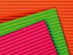 Eva papir rebrasti fluo A4 133183 green-45581