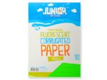 Eva papir rebrasti fluo A4 133183 green-0