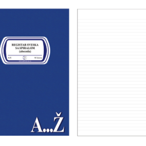 Index sveska A4 6593-0
