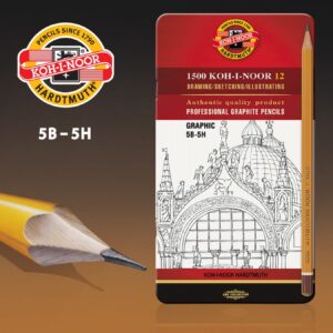 KOH-i-NOOR Professional Pencils Graphic 1502/III-0