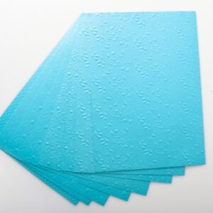 Eva papir A4 embosed metallic 136208 blue-45438