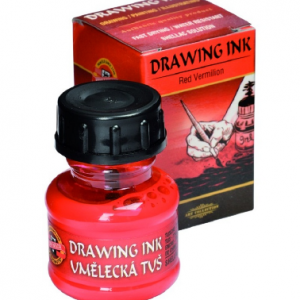 KOH-I-NOOR drawing ink 141754 red vermilion-0