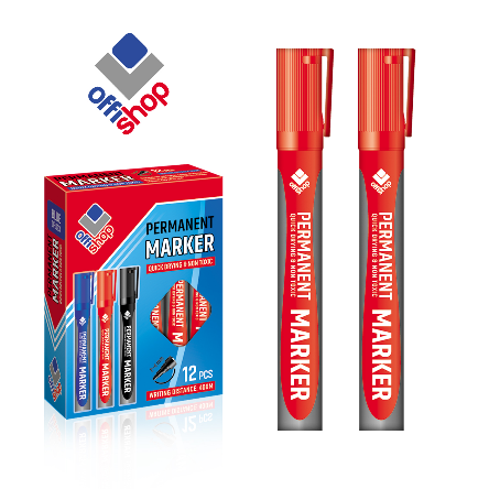 OFFICE Marker permanent OF094 red-0