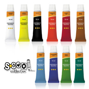 SCOOL tempere 10x16ml SC295-41989
