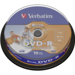 Verbatim DVD-R 1.4/30 4x AZO Printable 43573-0