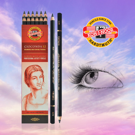KOH-i-NOOR Gioconda 8815/3 negro chalk hard-0 KOH-i-NOOR Gioconda 8815/3 negro chalk hard-0