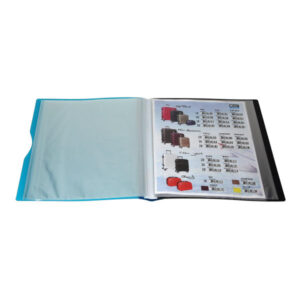 Office fascikla A4 20 PVC U 406404 blue-53511