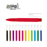SCOOL flomasteri 1/12 Jumbo SC595-56939