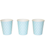 PARTY accesories cups dots 077076 blue