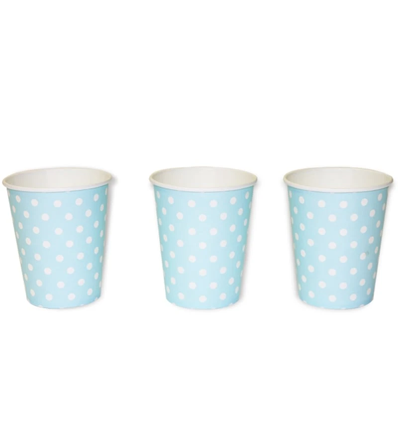 077076 PARTY accesories cups dots 077076 blue - Slika 1