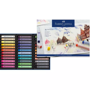 Faber Castell soft pastel crayons 128336