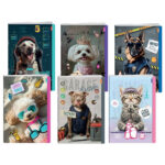 Sveska Fuzzy Pets A4 MP blanko 88502