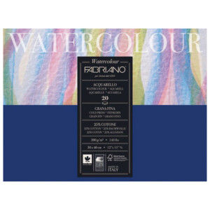 Fabriano Blok Watercolour Blue Cover 30x40/20L 300g 73613040