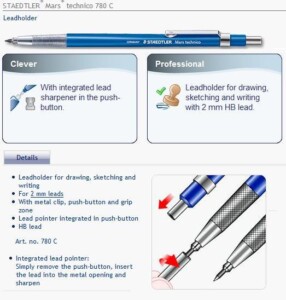 STAEDTLER tehnička olovka 2mm Mars 780C - Slika 2