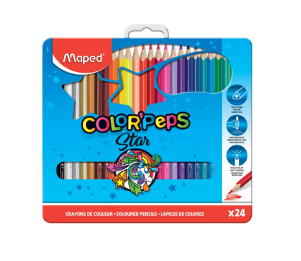 MAPED bojice Color Peps Metal Box 1/24 832016