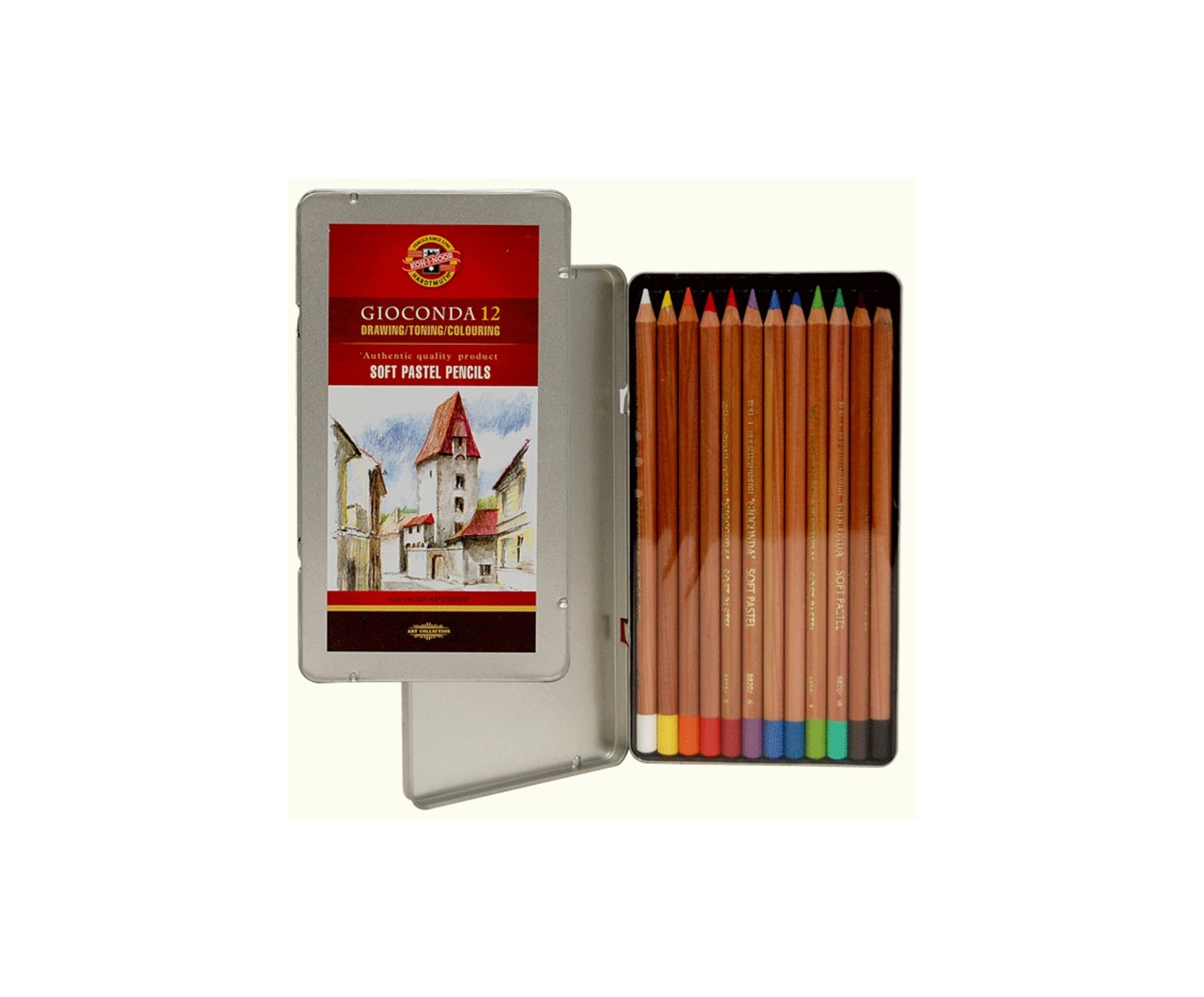 Koh-i-Noor Gioconda Soft Pastel Pencils –