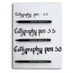 EDDING Calligraphy pen E-1255 black 2mm - Slika 3