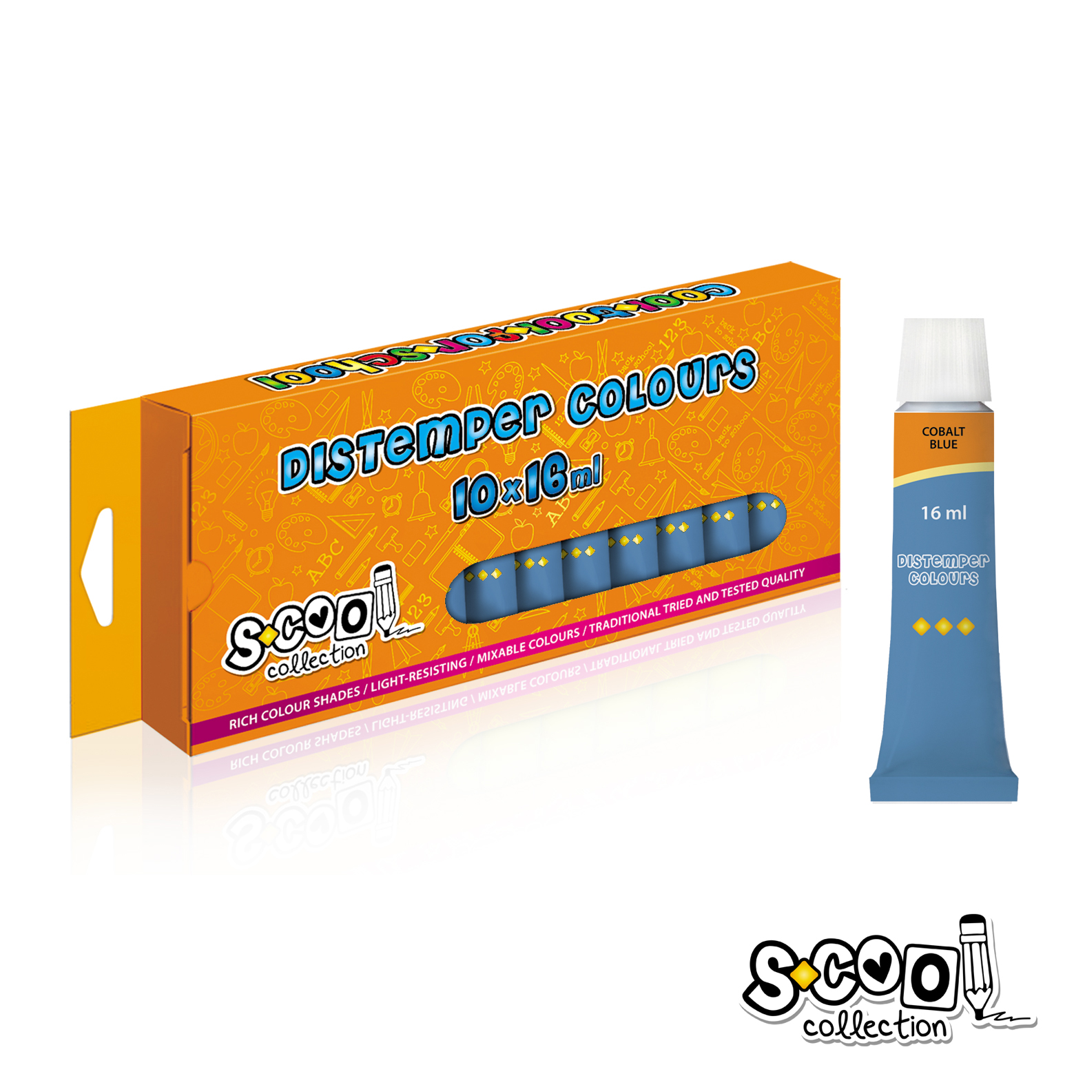 SC301 SCOOL tempera SC301 cobalt blue - Slika 1