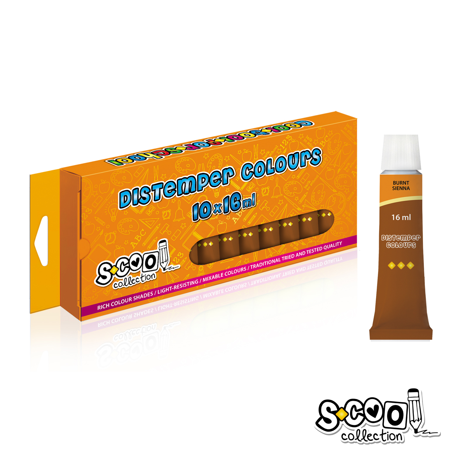 SC305 SCOOL tempera SC305 burnt sienna - Slika 1