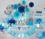PARTY Silver Blue Banner 95630 - Slika 2
