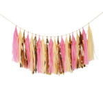 PARTY Rose Gold Paper tassel 95621