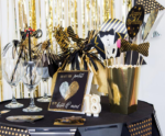 PARTY Gold Black Palm pick 95646 - Slika 2