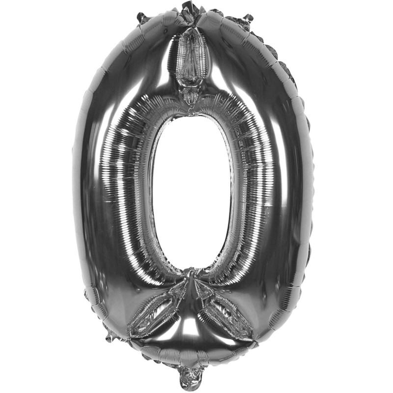 95662 PARTY Silver Baloon No.0 95662 - Slika 1