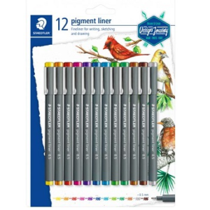 STAEDTLER Pigment liner set 308 SBK12