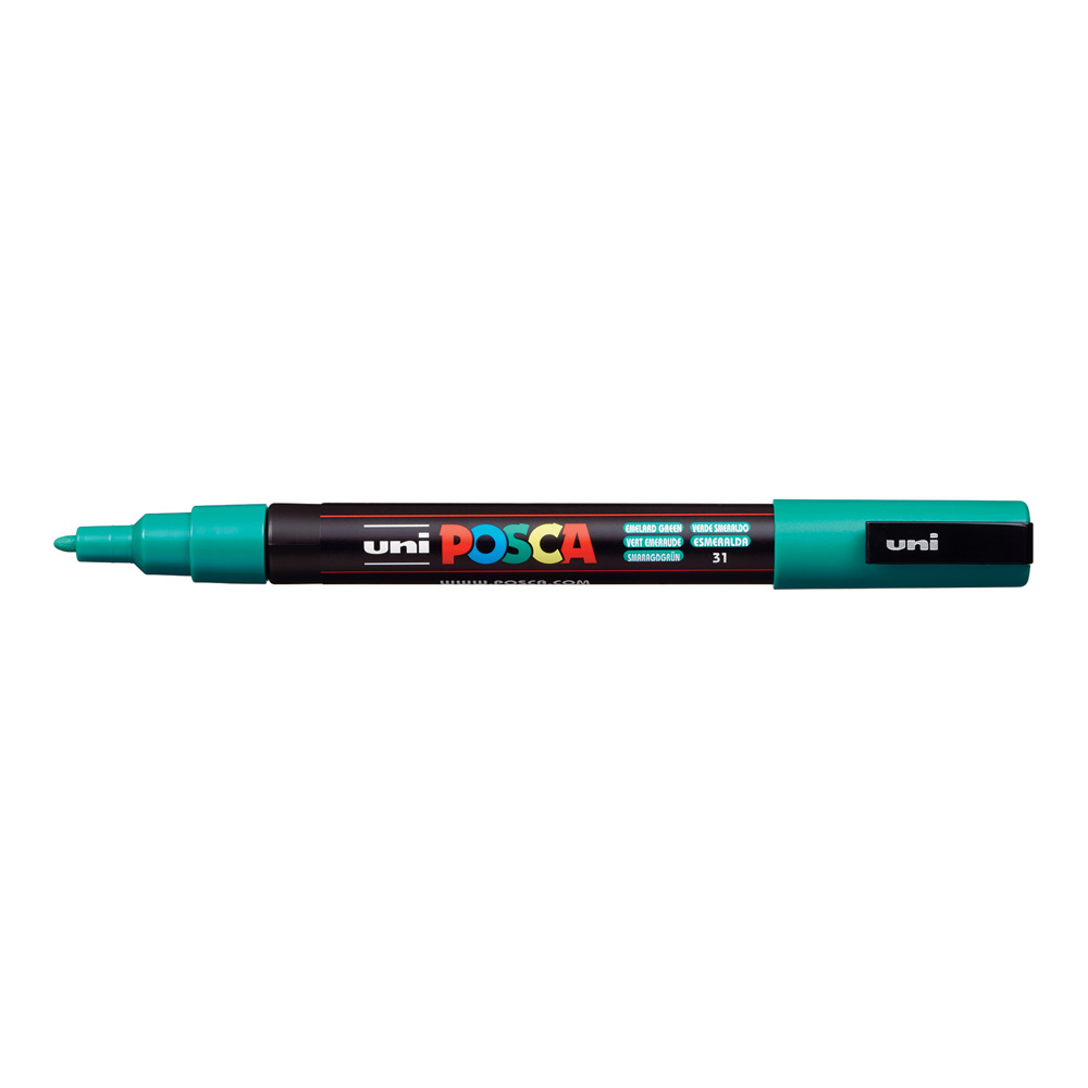 N50052 Uni POSCA Marker PC-3M, emerald green - Slika 1