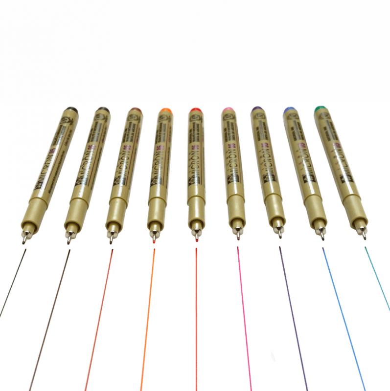 TALENS Pigma Micron Fineliner Set 1/9 colours - Slika 3
