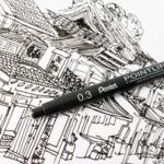 PENTEL Pointliner 0.80 S20P08 black - Slika 4