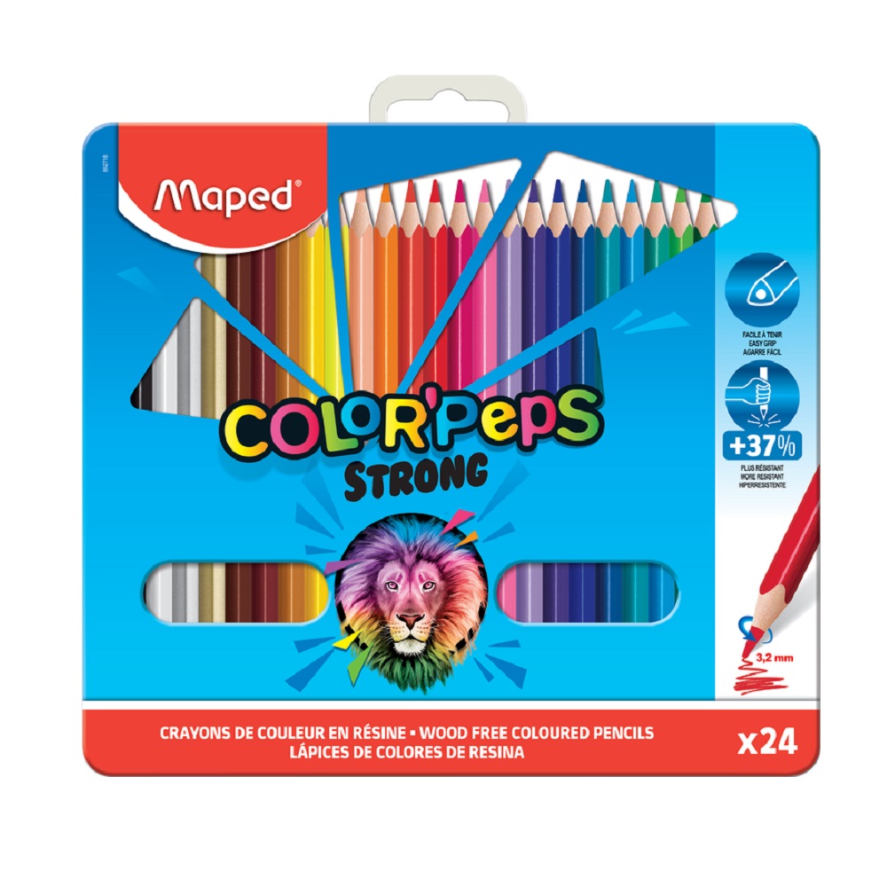 862716 MAPED bojice Color Peps Strong Metal Box 1/24 862716 - Slika 1