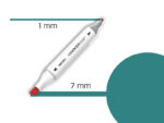 DELI Marker Twin 70801 Art&sketch 53 turquoise green