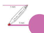 DELI Marker Twin 70801 Art&sketch 125 fluorescent rose