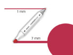 DELI Marker Twin 70801 Art&sketch 04 vivid red