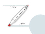 DELI Marker Twin 70801 Art&sketch BG1 blue grey