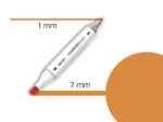 DELI Marker Twin 70801 Art&sketch 31 dark yellow