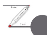 DELI Marker Twin 70801 Art&sketch WG8 warm grey