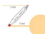 DELI Marker Twin 70801 Art&sketch 36 cream