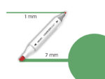 DELI Marker Twin 70801 Art&sketch 46 vivid green