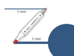 DELI Marker Twin 70801 Art&sketch 69 prussian blue