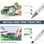 DELI Marker Twin 70801-36 Art&sketch - Slika 8