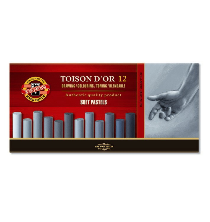 8522G KOH-i-NOOR soft pastels 8522 grey - Slika 1